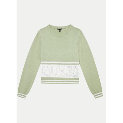 Guess Sweter J4YR01 Z3GW0 Zielony Regular Fit 12Y Zielony Damskie Guess Sweter J4YR01 Z3GW0 Zielony Regular Fit 12Y Zielony Damskie