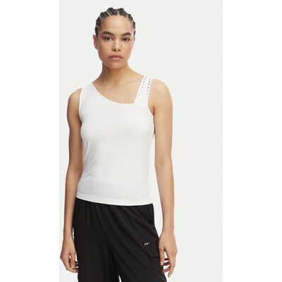 Liu Jo Beachwear Top VA6033 JS360 Biały Regular Fit S Biały Damskie Liu Jo Beachwear Top VA6033 JS360 Biały Regular Fit S Biały Damskie