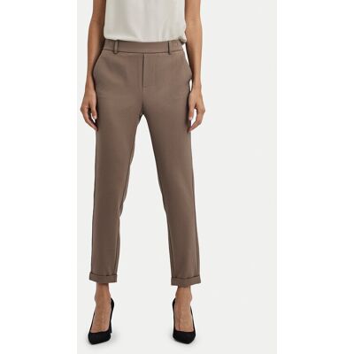 Vero Moda Chinosy Maya 10225280 Brązowy Regular Fit S Brązowy Damskie Vero Moda Chinosy Maya 10225280 Brązowy Regular Fit S Brązowy Damskie