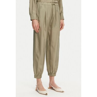 Marella Spodnie materiałowe Abetaia 2513131095 Zielony Relaxed Fit 40 Zielony Damskie Marella Spodnie materiałowe Abetaia 2513131095 Zielony Relaxed Fit 40 Zielony Damskie