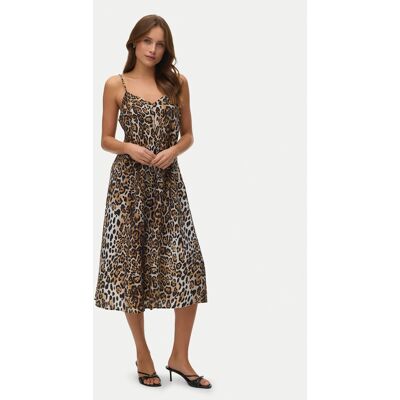 Vero Moda Sukienka letnia Josie 10303398 Brązowy Regular Fit S Brązowy Damskie Vero Moda Sukienka letnia Josie 10303398 Brązowy Regular Fit S Brązowy Damskie