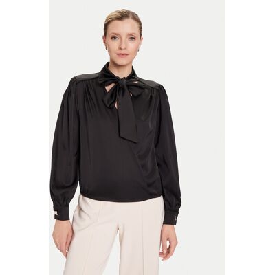 Rinascimento Koszula CFC0125148003 Czarny Regular Fit XS Czarny Damskie Rinascimento Koszula CFC0125148003 Czarny Regular Fit XS Czarny Damskie
