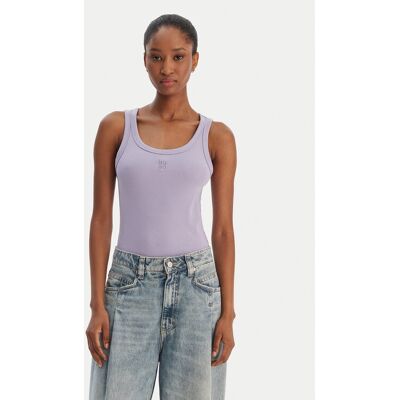 HUGO Top Datamia 50514489 Fioletowy Slim Fit XS Fioletowy Damskie HUGO Top Datamia 50514489 Fioletowy Slim Fit XS Fioletowy Damskie