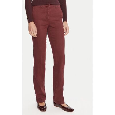 Marella Chinosy Rovo 2523136055 Bordowy Slim Fit 38 Bordowy Damskie Marella Chinosy Rovo 2523136055 Bordowy Slim Fit 38 Bordowy Damskie