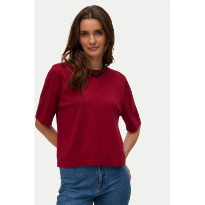 Vero Moda Sweter Silje 10320460 Czerwony ciemny Oversize S Czerwony ciemny Damskie Vero Moda Sweter Silje 10320460 Czerwony ciemny Oversize S Czerwony ciemny Damskie