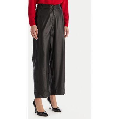 ACCESS FASHION Spodnie z imitacji skóry 54-5132-188 Czarny Regular Fit L Czarny Damskie ACCESS FASHION Spodnie z imitacji skóry 54-5132-188 Czarny Regular Fit L Czarny Damskie