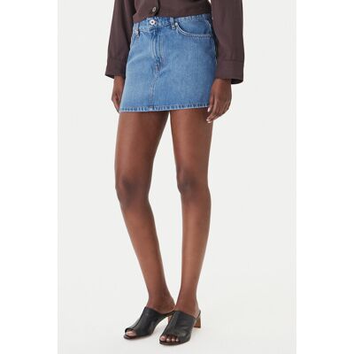 HUGO Spódnica jeansowa Galanie_B 50559551 Niebieski Regular Fit S Niebieski Damskie HUGO Spódnica jeansowa Galanie_B 50559551 Niebieski Regular Fit S Niebieski Damskie
