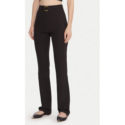 Just Cavalli Spodnie materiałowe 79PAA131 N0626 Czarny Flare Fit 46 Czarny Damskie Just Cavalli Spodnie materiałowe 79PAA131 N0626 Czarny Flare Fit 46 Czarny Damskie