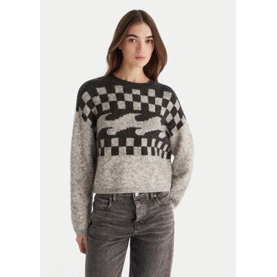 Billabong Sweter Palm Forever EBJSW00133 Szary Regular Fit M Szary Damskie Billabong Sweter Palm Forever EBJSW00133 Szary Regular Fit M Szary Damskie