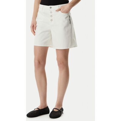 KARL LAGERFELD Szorty jeansowe B2W10048 Kremowy Loose Fit 24 Kremowy Damskie KARL LAGERFELD Szorty jeansowe B2W10048 Kremowy Loose Fit 24 Kremowy Damskie