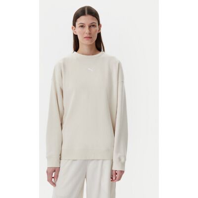 Puma Bluza Ess 685401 Beżowy Oversize XS Beżowy Damskie Puma Bluza Ess 685401 Beżowy Oversize XS Beżowy Damskie