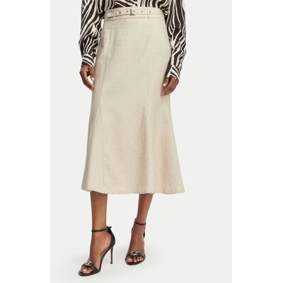 Guess Spódnica midi W6GD69 W2092 Beżowy jasny Regular Fit XL Beżowy jasny Damskie Guess Spódnica midi W6GD69 W2092 Beżowy jasny Regular Fit XL Beżowy jasny Damskie