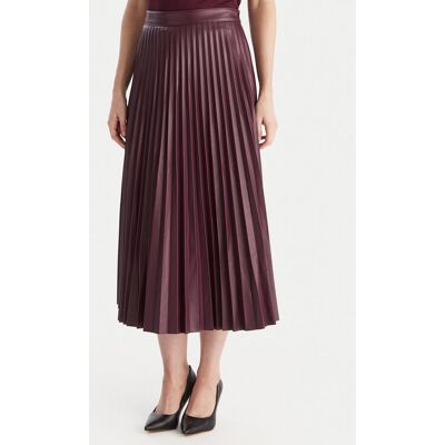 Vero Moda Spódnica z imitacji skóry Bella Holly 10319036 Fioletowy Regular Fit S Fioletowy Damskie Vero Moda Spódnica z imitacji skóry Bella Holly 10319036 Fioletowy Regular Fit S Fioletowy Damskie