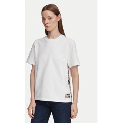 Barbour T-Shirt Fawne LML0938WH11 Biały Regular Fit 14 Biały Damskie Barbour T-Shirt Fawne LML0938WH11 Biały Regular Fit 14 Biały Damskie