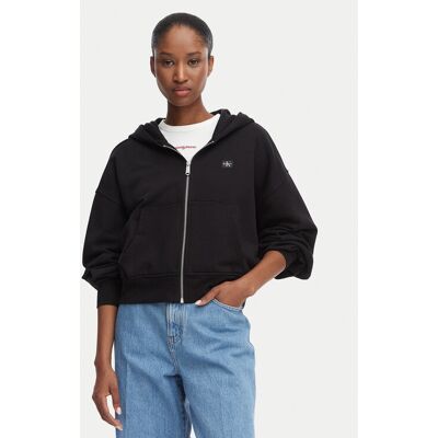 Calvin Klein Jeans Bluza LV047C216G Czarny Regular Fit M Czarny Damskie Calvin Klein Jeans Bluza LV047C216G Czarny Regular Fit M Czarny Damskie