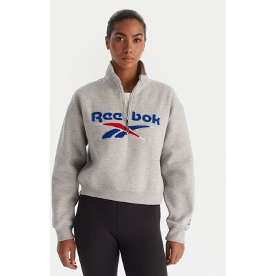 Reebok Bluza Jazz RK25170CCW Szary Regular Fit L Szary Damskie Reebok Bluza Jazz RK25170CCW Szary Regular Fit L Szary Damskie
