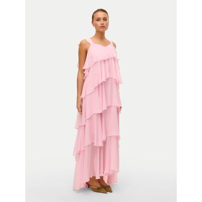 Vero Moda Sukienka wieczorowa Felicia 10331377 Różowy Regular Fit S Różowy Damskie Vero Moda Sukienka wieczorowa Felicia 10331377 Różowy Regular Fit S Różowy Damskie
