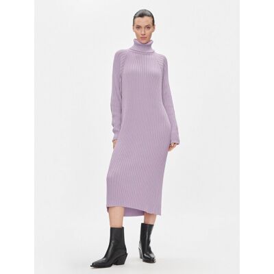 YAS Sukienka dzianinowa Mavi 26028660 Fioletowy Regular Fit M Fioletowy Damskie YAS Sukienka dzianinowa Mavi 26028660 Fioletowy Regular Fit M Fioletowy Damskie