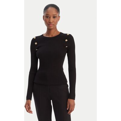 Guess Sweter W6RR58 Z2YK2 Czarny Regular Fit XXL Czarny Damskie Guess Sweter W6RR58 Z2YK2 Czarny Regular Fit XXL Czarny Damskie