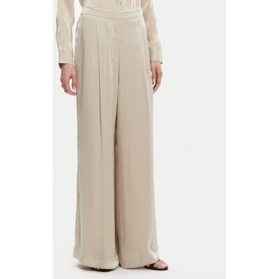 MICHAEL Michael Kors Spodnie palazzo MS430638BB Beżowy Wide Leg 4 Beżowy Damskie MICHAEL Michael Kors Spodnie palazzo MS430638BB Beżowy Wide Leg 4 Beżowy Damskie
