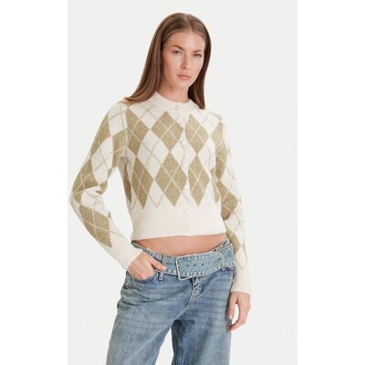 Vero Moda Kardigan Halo 10342792 Zielony Regular Fit XS Zielony Damskie Vero Moda Kardigan Halo 10342792 Zielony Regular Fit XS Zielony Damskie