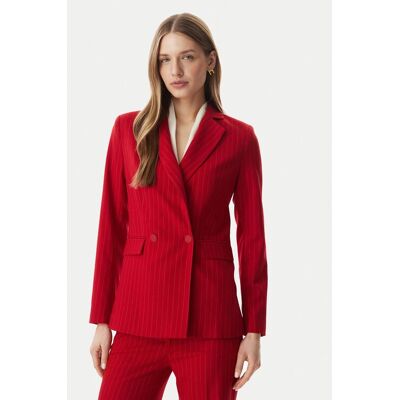Morgan Marynarka 261-VLOVE.F Czerwony Regular Fit 38 Czerwony Damskie Morgan Marynarka 261-VLOVE.F Czerwony Regular Fit 38 Czerwony Damskie
