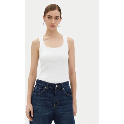 PINKO Top 100807 A2C1 Biały Regular Fit S Biały Damskie PINKO Top 100807 A2C1 Biały Regular Fit S Biały Damskie