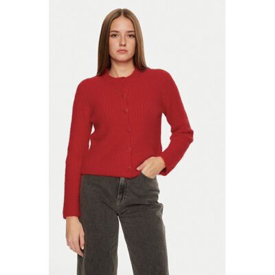 Vero Moda Kardigan Awsome 10320724 Czerwony Standard Fit S Czerwony Damskie Vero Moda Kardigan Awsome 10320724 Czerwony Standard Fit S Czerwony Damskie