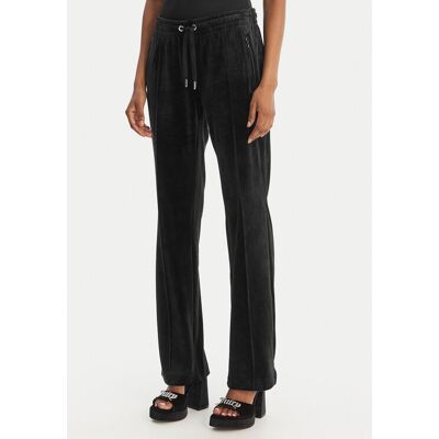Juicy Couture Spodnie dresowe Tina JCWBJ126327 Czarny Straight Leg XXS Czarny Damskie Juicy Couture Spodnie dresowe Tina JCWBJ126327 Czarny Straight Leg XXS Czarny Damskie