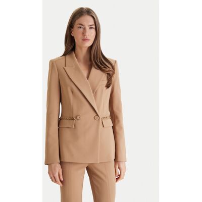 Marciano Guess Marynarka 6RGN06 9373Z Beżowy Regular Fit 40 Beżowy Damskie Marciano Guess Marynarka 6RGN06 9373Z Beżowy Regular Fit 40 Beżowy Damskie