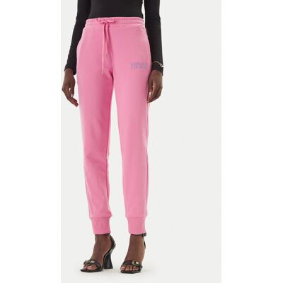 Versace Jeans Couture Spodnie dresowe 80HAAT01 CF01T Różowy Regular Fit S Różowy Damskie Versace Jeans Couture Spodnie dresowe 80HAAT01 CF01T Różowy Regular Fit S Różowy Damskie