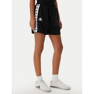 Kappa Szorty sportowe Banda Ivissa 361R6NW Czarny Regular Fit L Czarny Damskie Kappa Szorty sportowe Banda Ivissa 361R6NW Czarny Regular Fit L Czarny Damskie