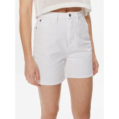 Tommy Hilfiger Szorty jeansowe WW0WW41321 Biały Regular Fit 27 Biały Damskie Tommy Hilfiger Szorty jeansowe WW0WW41321 Biały Regular Fit 27 Biały Damskie