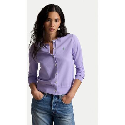 Polo Ralph Lauren Kardigan 211971871505 Fioletowy jasny Regular Fit M Fioletowy jasny Damskie Polo Ralph Lauren Kardigan 211971871505 Fioletowy jasny Regular Fit M Fioletowy jasny Damskie