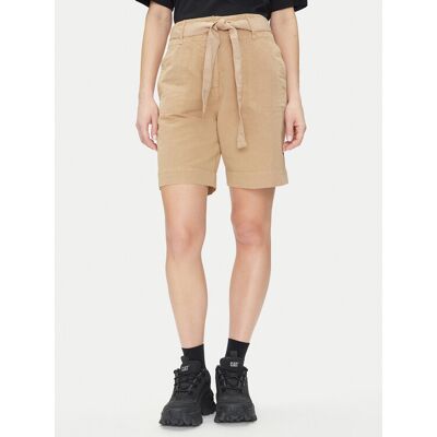 Napapijri Szorty materiałowe N Nice W NP0A4IEX Beżowy Loose Fit XL Beżowy Damskie Napapijri Szorty materiałowe N Nice W NP0A4IEX Beżowy Loose Fit XL Beżowy Damskie