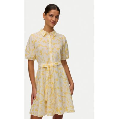 Vero Moda Sukienka codzienna Dicthe 10303728 Żółty jasny Regular Fit M Żółty jasny Damskie Vero Moda Sukienka codzienna Dicthe 10303728 Żółty jasny Regular Fit M Żółty jasny Damskie