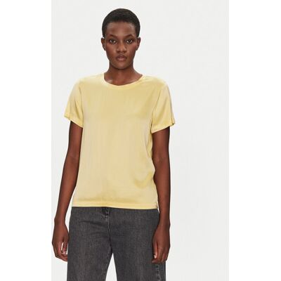 ViCOLO Bluzka TD0007 Żółty Relaxed Fit XS Żółty Damskie ViCOLO Bluzka TD0007 Żółty Relaxed Fit XS Żółty Damskie