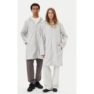 Hunter Kurtka przeciwdeszczowa Andrea Unisex HARU0002245 Szary Regular Fit XS Szary Unisex Hunter Kurtka przeciwdeszczowa Andrea Unisex HARU0002245 Szary Regular Fit XS Szary Unisex