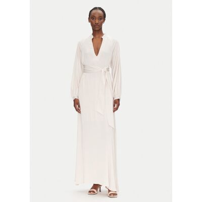 ACCESS FASHION Sukienka wieczorowa 53-3340-108 Beżowy Regular Fit S_M Beżowy Damskie ACCESS FASHION Sukienka wieczorowa 53-3340-108 Beżowy Regular Fit S_M Beżowy Damskie