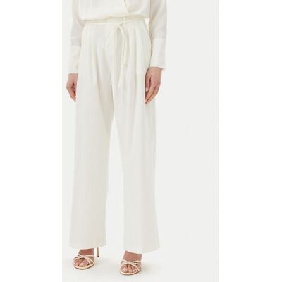 Eleh Spodnie palazzo ESS250005 Écru Regular Fit S Kremowy Damskie Eleh Spodnie palazzo ESS250005 Écru Regular Fit S Kremowy Damskie