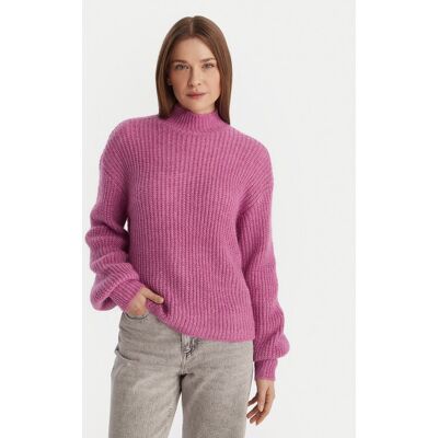 Vero Moda Sweter Ellie 10346753 Fioletowy Oversize XS Fioletowy Damskie Vero Moda Sweter Ellie 10346753 Fioletowy Oversize XS Fioletowy Damskie