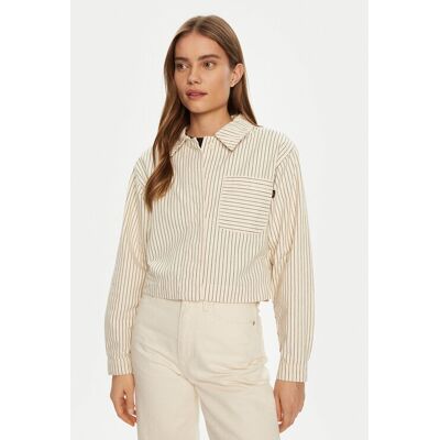 JJXX Koszula Maddy 12267802 Écru Relaxed Fit XL Kremowy Damskie JJXX Koszula Maddy 12267802 Écru Relaxed Fit XL Kremowy Damskie