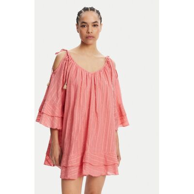 Devotion TWINS Sukienka letnia Amazing 025.357G Koralowy Loose Fit M Koralowy Damskie Devotion TWINS Sukienka letnia Amazing 025.357G Koralowy Loose Fit M Koralowy Damskie