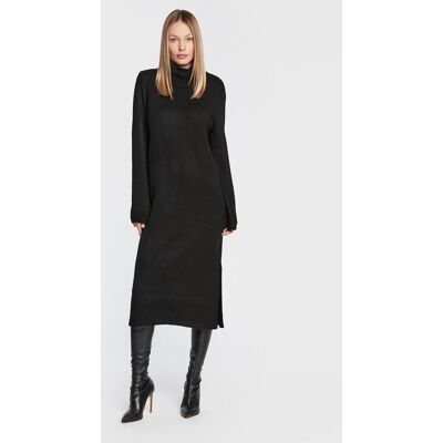 ONLY Sukienka dzianinowa Brandie 15214595 Czarny Regular Fit XS Czarny Damskie ONLY Sukienka dzianinowa Brandie 15214595 Czarny Regular Fit XS Czarny Damskie