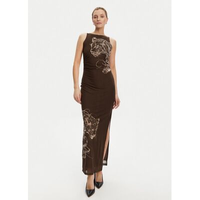 Guess Sukienka codzienna W5YK19 KCZC2 Brązowy Regular Fit XL Brązowy Damskie Guess Sukienka codzienna W5YK19 KCZC2 Brązowy Regular Fit XL Brązowy Damskie