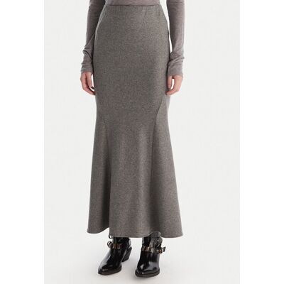 PINKO Spódnica maxi Pabla 106095 A2ZU Szary Regular Fit M Szary Damskie PINKO Spódnica maxi Pabla 106095 A2ZU Szary Regular Fit M Szary Damskie