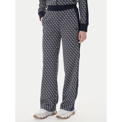 Guess Spodnie dresowe V6RB09 K2042 Granatowy Wide Leg XXS Granatowy Damskie Guess Spodnie dresowe V6RB09 K2042 Granatowy Wide Leg XXS Granatowy Damskie