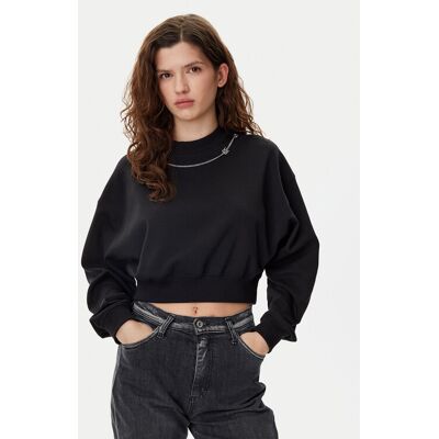 HUGO Bluza Dewita 50530446 Czarny Oversize M Czarny Damskie HUGO Bluza Dewita 50530446 Czarny Oversize M Czarny Damskie