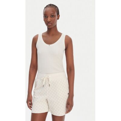 JOOP! Top Kespi 30102393 Écru Regular Fit 42 Kremowy Damskie JOOP! Top Kespi 30102393 Écru Regular Fit 42 Kremowy Damskie
