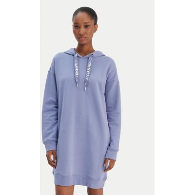 DKNY Sport DKNY Sukienka dzianinowa DP6D4914 Niebieski Regular Fit XS Niebieski Damskie DKNY Sport DKNY Sukienka dzianinowa DP6D4914 Niebieski Regular Fit XS Niebieski Damskie